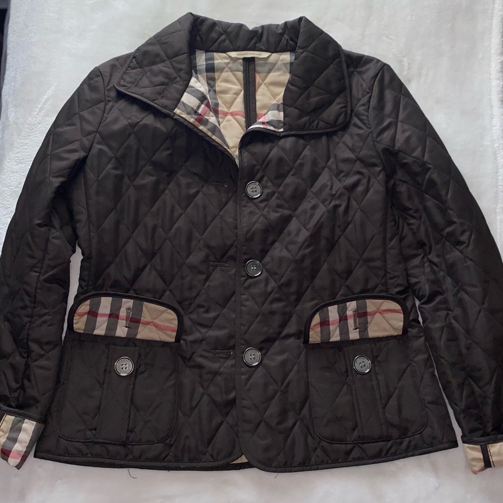 Brown Burberry jacket/coat
